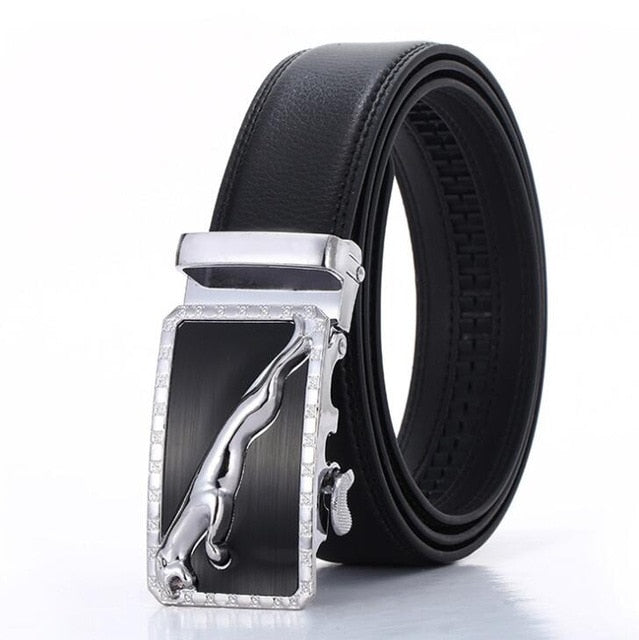 Hot selling Men belt fashion pu Alloy Automatic buckle belt business affairs casual decoration belt men's belts luxury brand