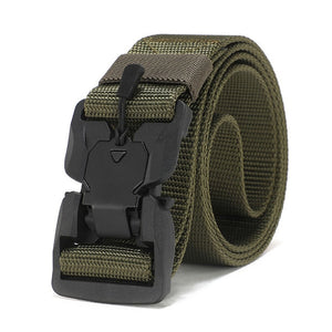 NEW Military Equipment Combat Tactical Belts for Men US Army Training Nylon Metal Buckle Waist Belt Outdoor Hunting Waistband