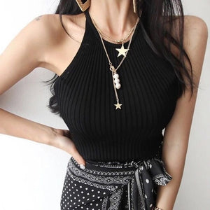Fashion Multilayer Necklaces & Pendants Vintage Moon Choker Necklace for Women Gold Collier Femme Party Jewelry